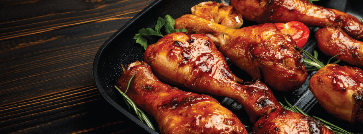 ¡Prepárate para el festín! Pollo con salsa BBQ