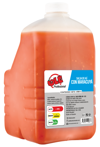 Salsa de ají con Maracuyá