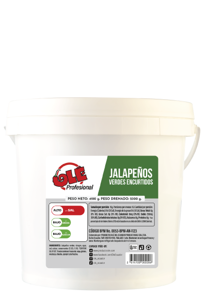 Jalapeños verdes encurtidos