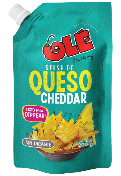 Salsa queso Cheddar