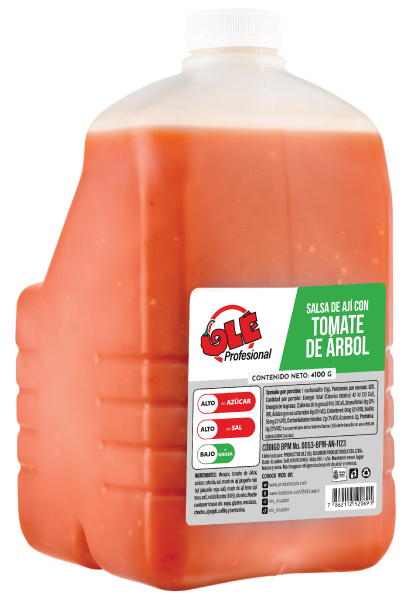 Salsa de ají con tomate de árbol