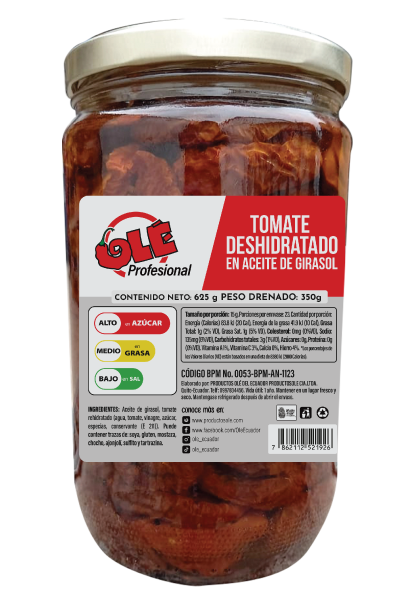 Tomate deshidratado