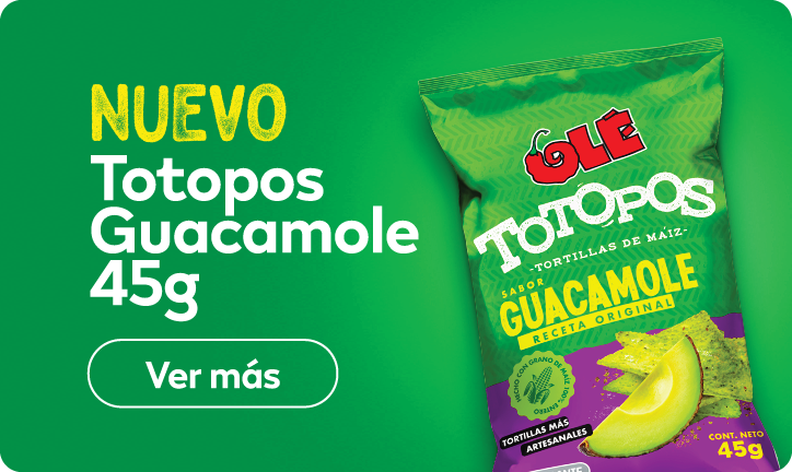 Totopos sabor Guacamole